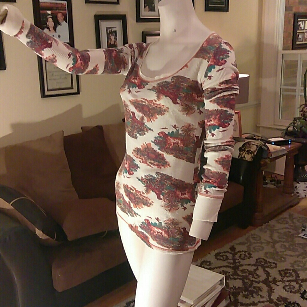 Free people thin long sleeve top